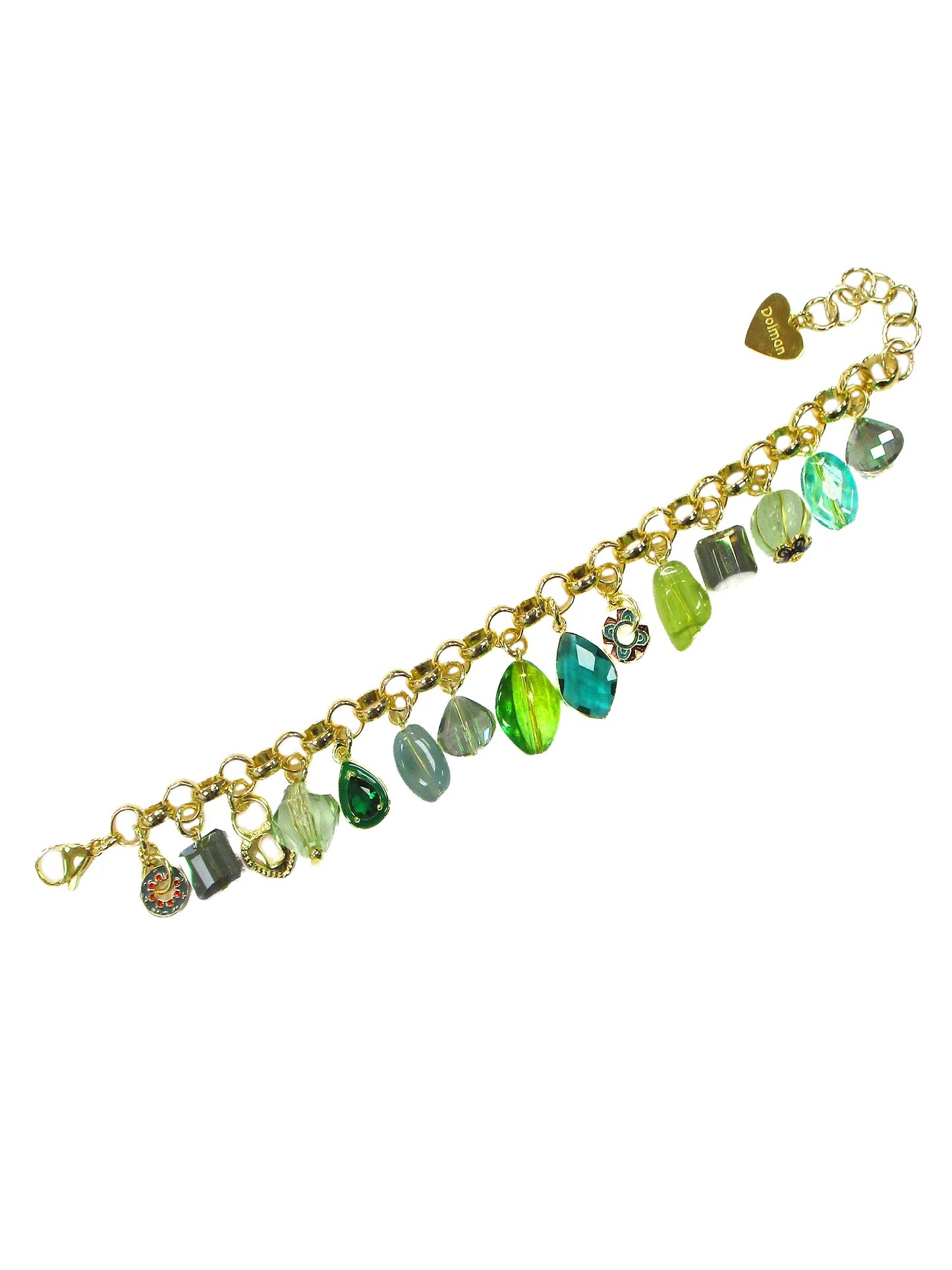 Bracciale a catena e charms assortiti - Crisolite