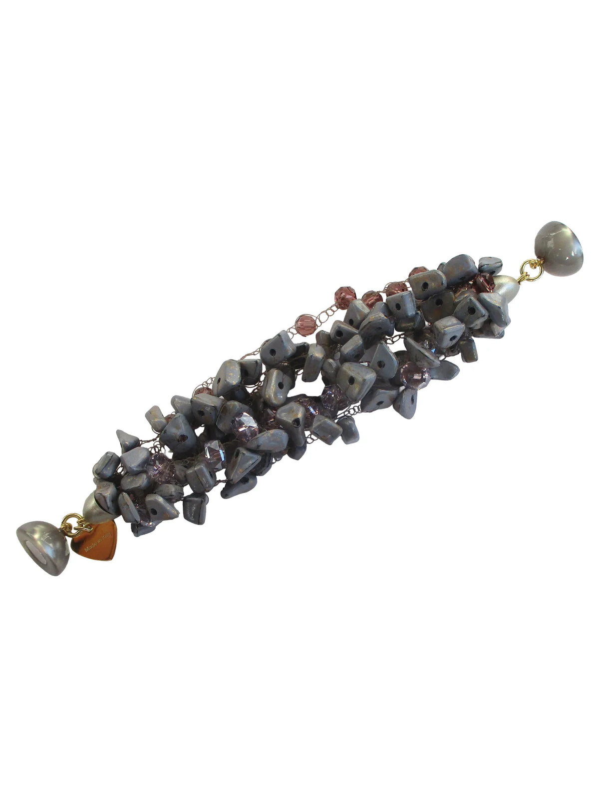 Bracciale multifili a crochet - Artica
