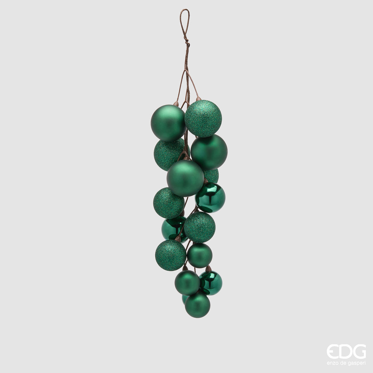 Addobbo Grappolo Con Palle Sr 16Pz L.47 C6 8