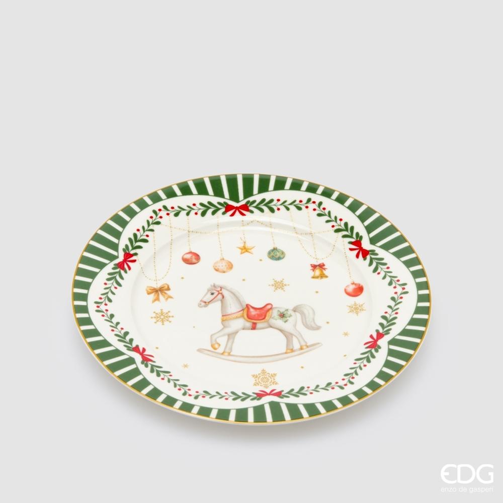 Servizio Piatti Xmas Mix Verde Rosso 24 Pz