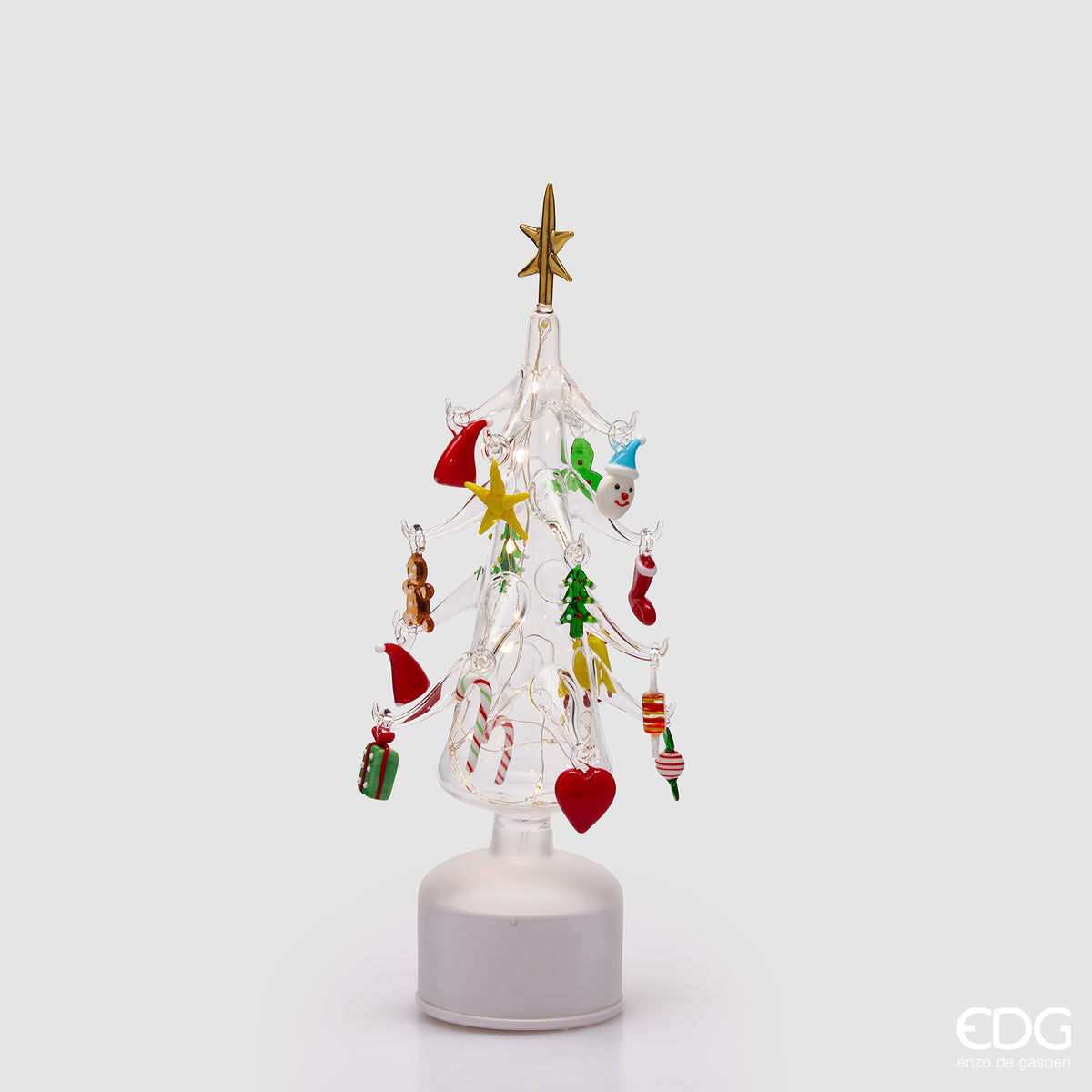 Decoro Pino Twist Decori Led H.36 D.9 Mov.+Led C6 3