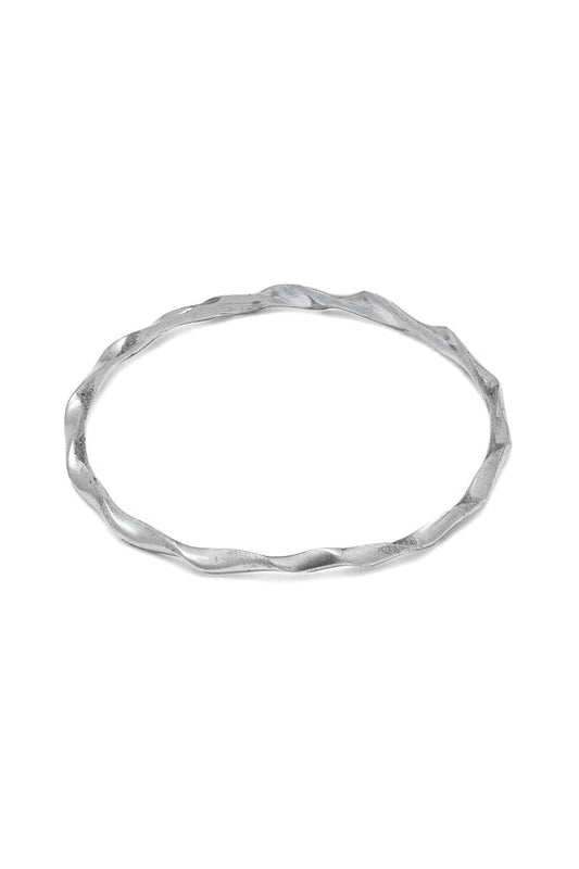Bracciale uomo rigido ondulato