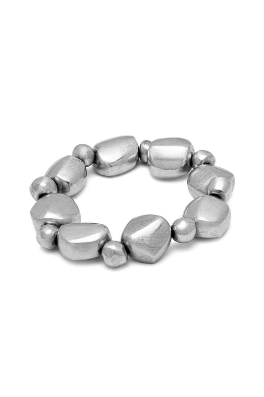 Bracciale donna elastico bottoni e sfere