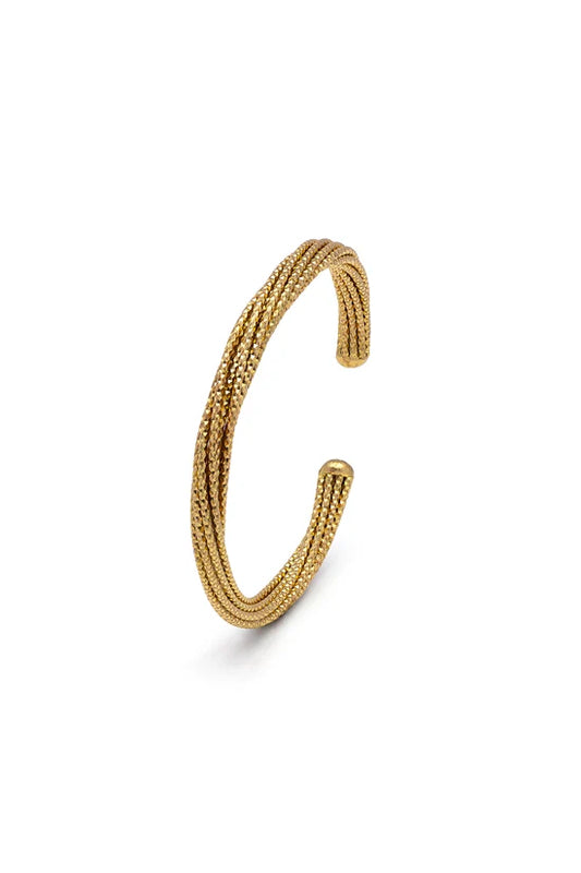 Bangle Aperto Linee Luminose
