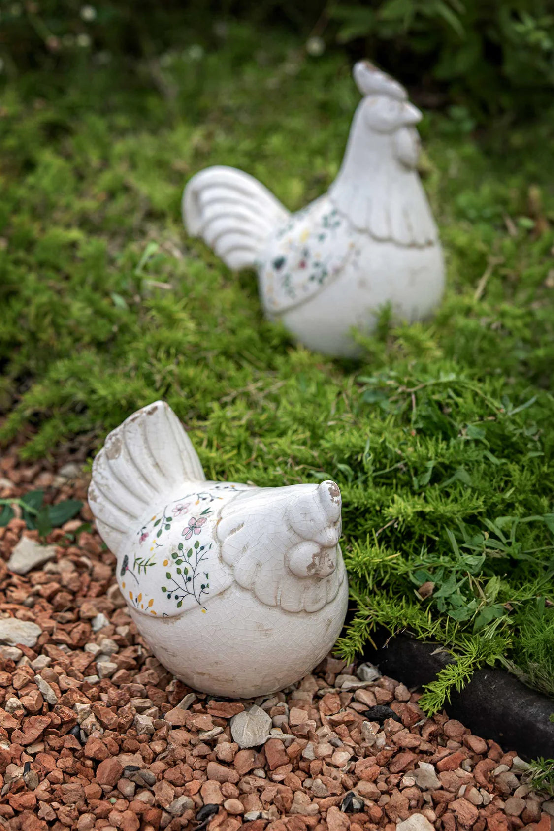 Eden Oggetto Decorativo Gallina Blu