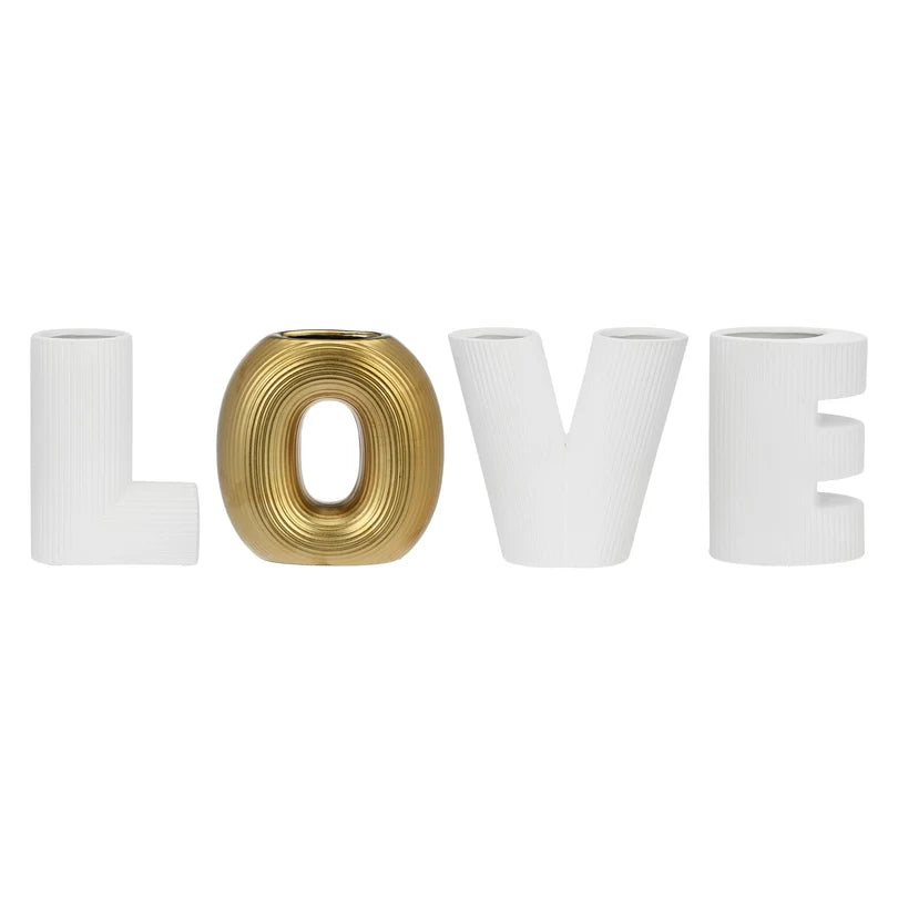 Vasi Decorativo Love, Amore 52x5x15,5 cm h