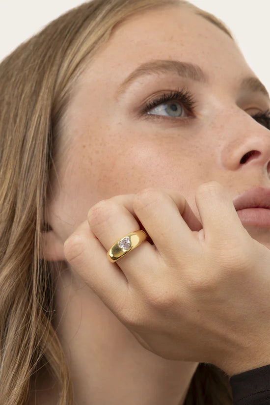 ANELLO CUPOLA CON CUORE