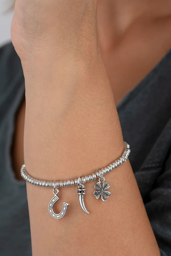 Bracciale El. Pendenti Porta Fortuna