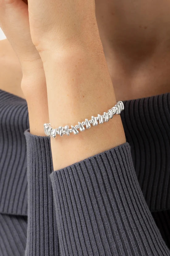 Bracciale Elastico Ciottoli Mixnd Bracciali Ganci