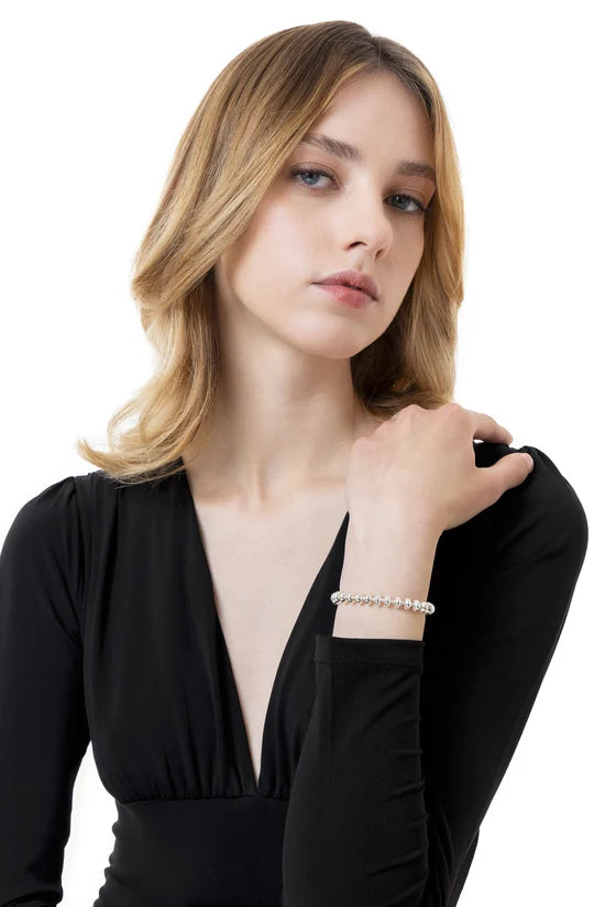 Bracciale Rondelle Bombate