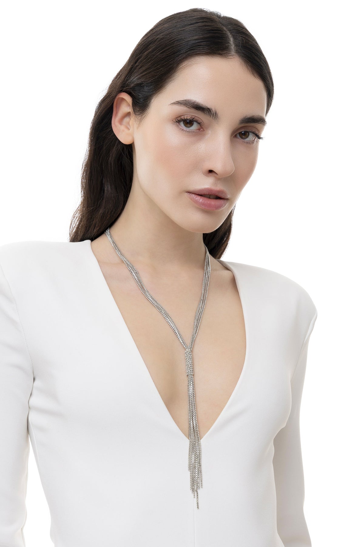 Collana lunga donna a cravatta