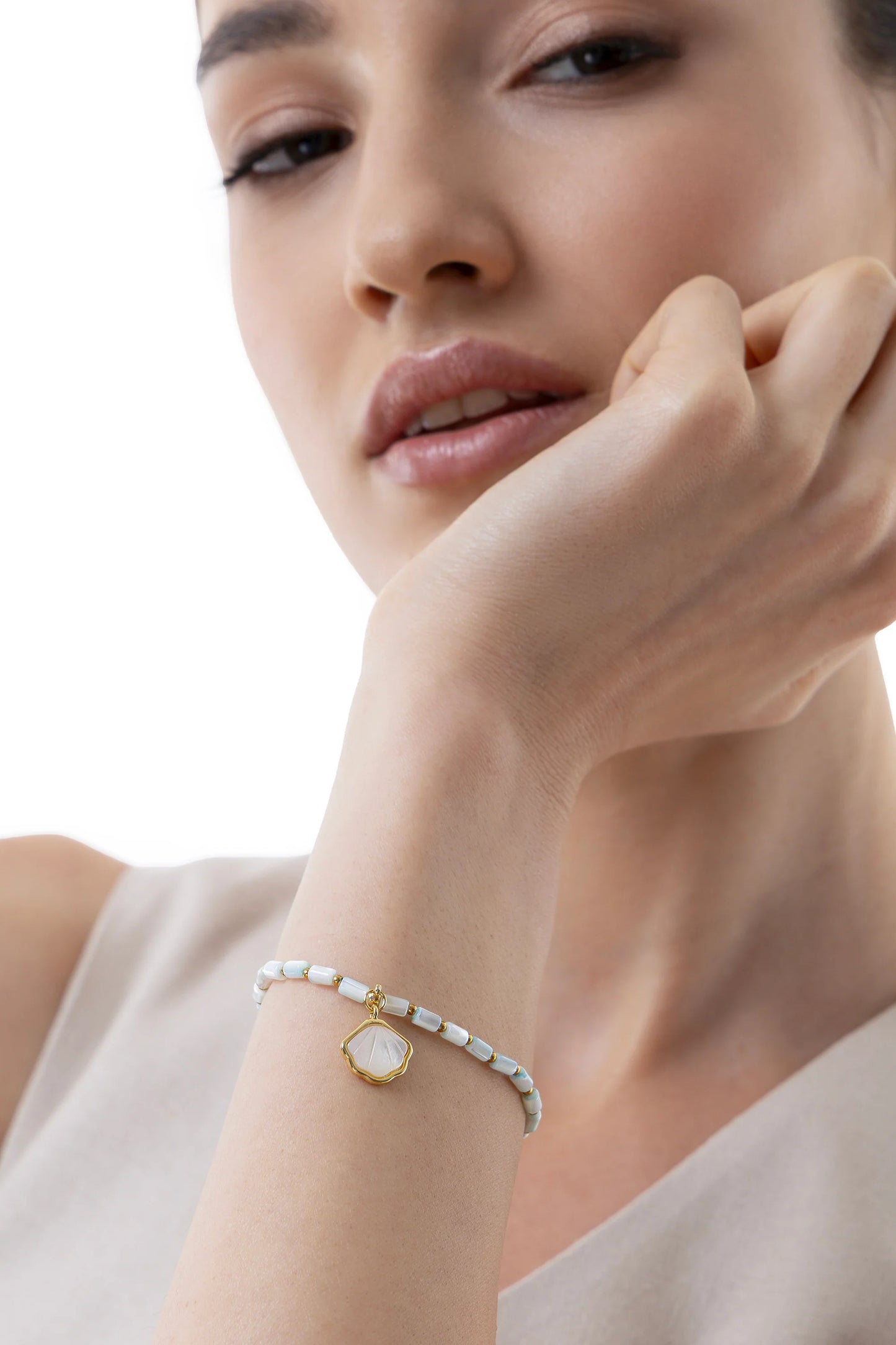 BRACCIALE ELASTICO CONCHIGLIA