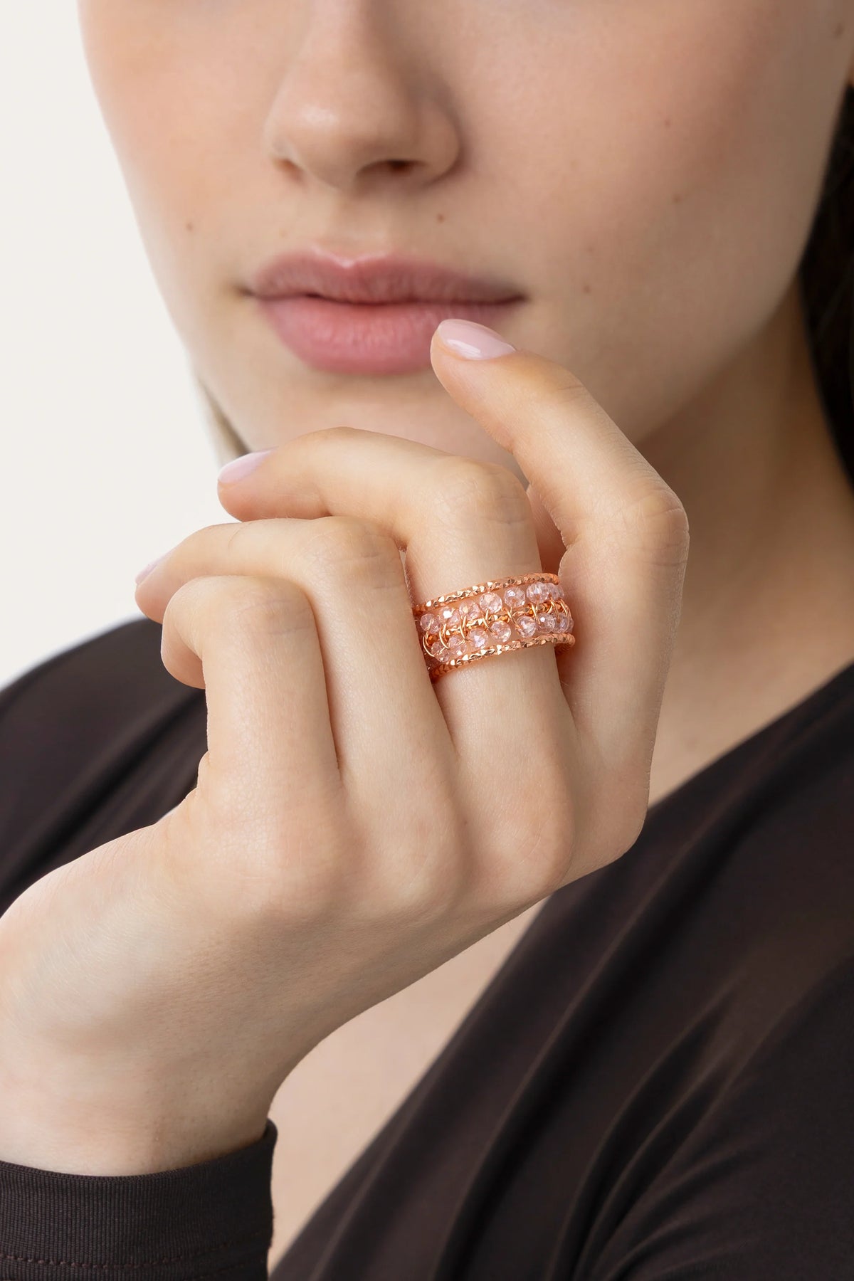 Anello Fascia Cristalli