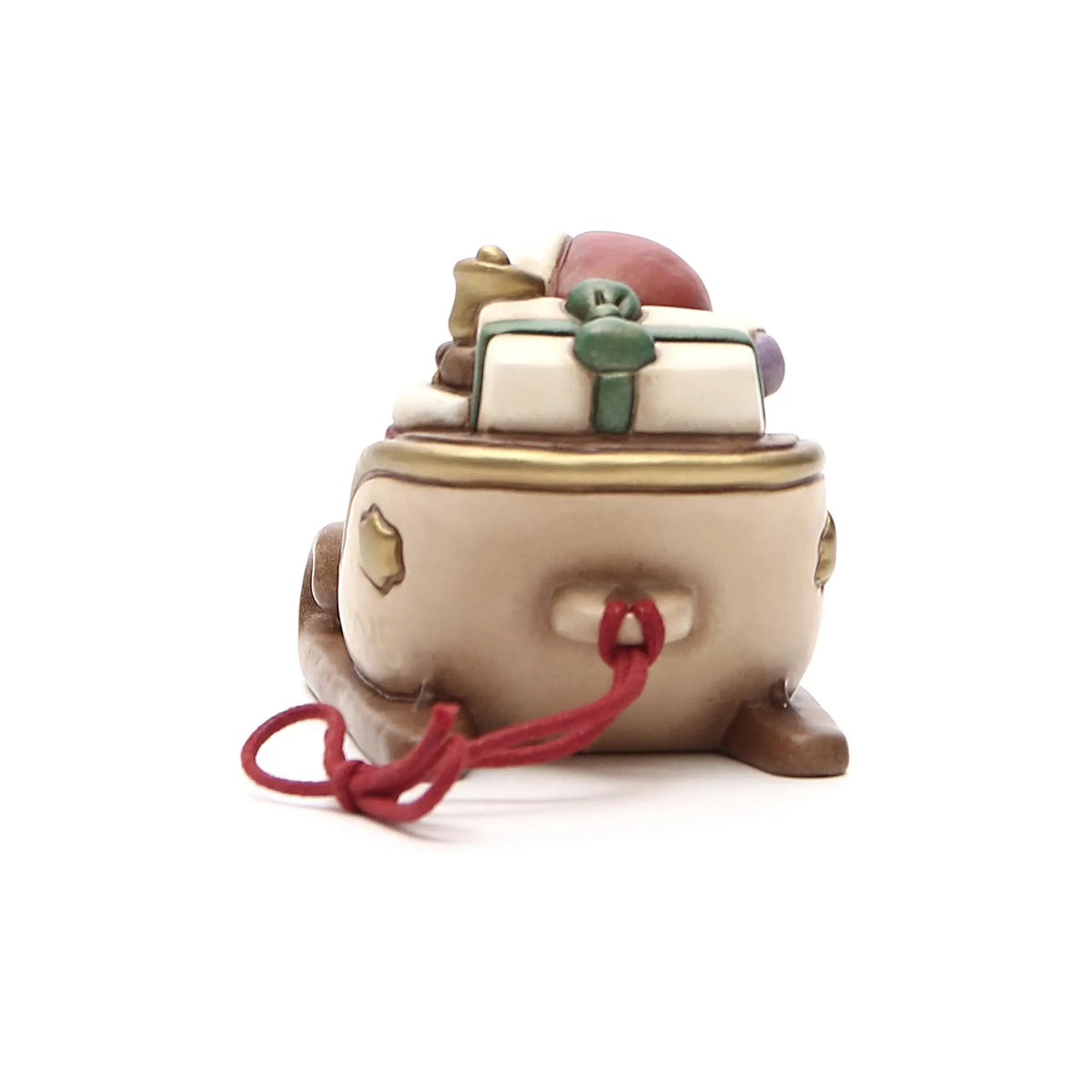 Slitta con Babbo Natale da appendere