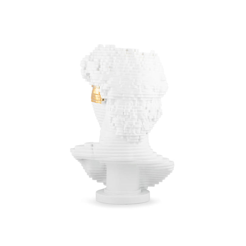 VASO DAVID BIANCO ORO