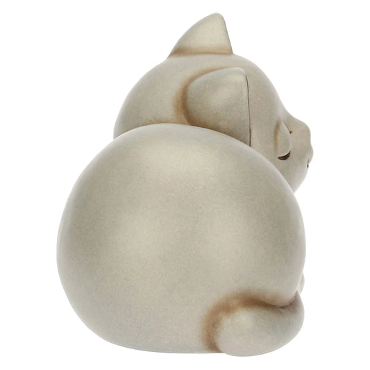 Gatto Momi con campanellino in ceramica, piccolo