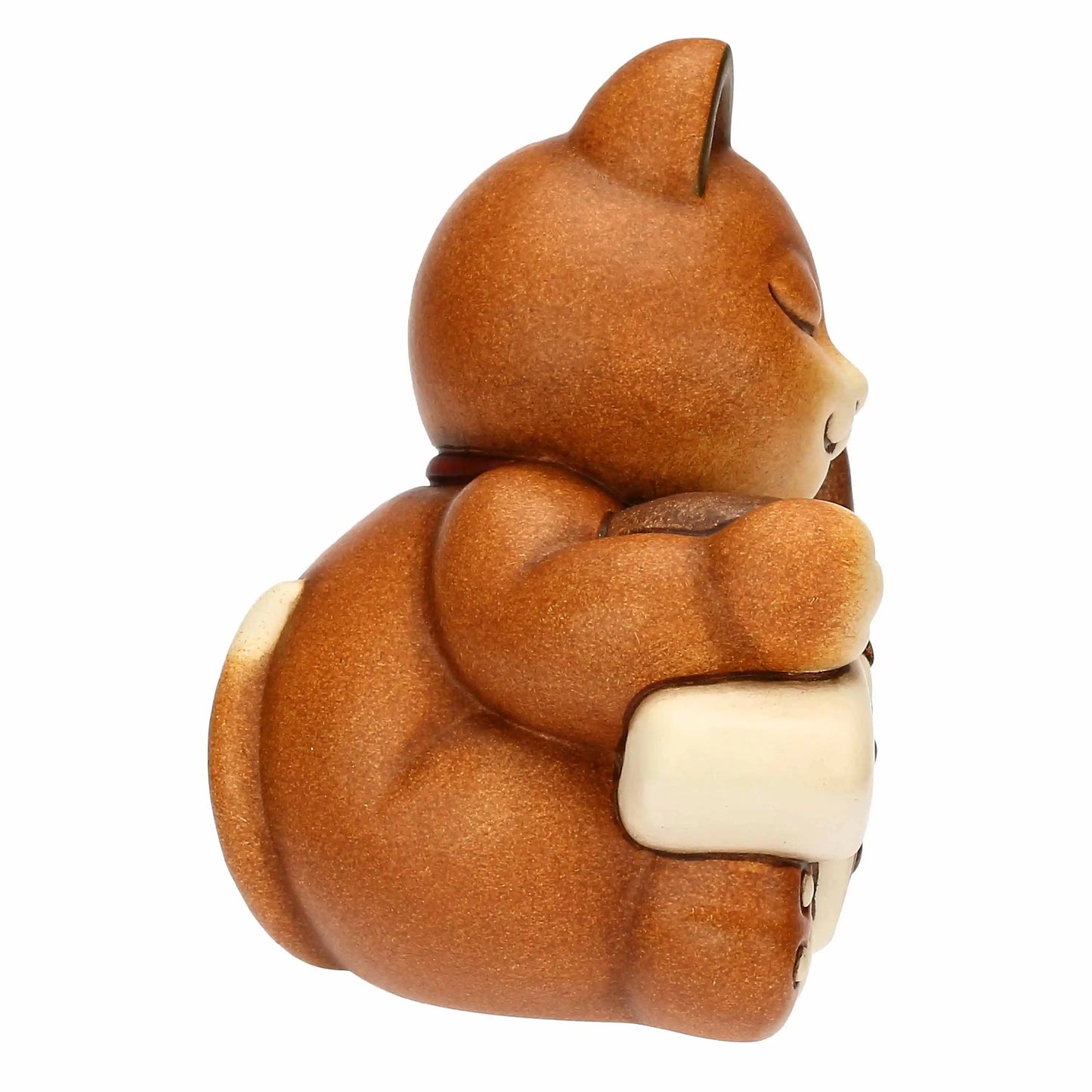 Gatto Momi Buon Anno 2026 in ceramica