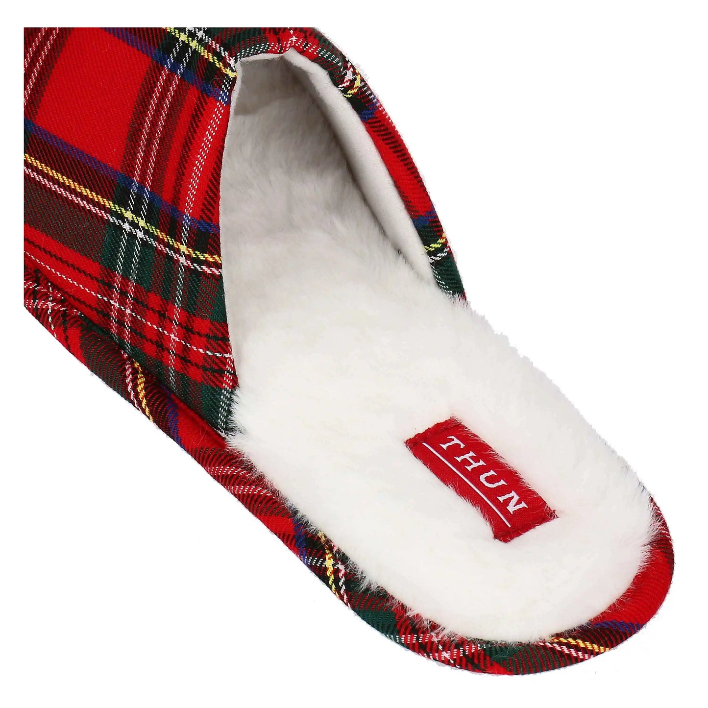 Pantofole in tartan con stella,lei