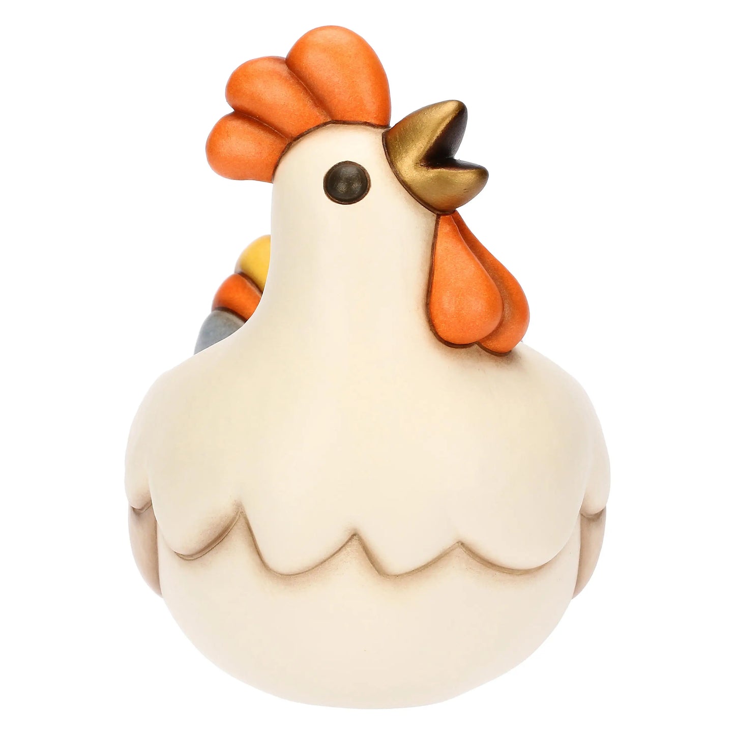 Cachepot/centrotavola gallo in ceramica Incanto di Pasqua