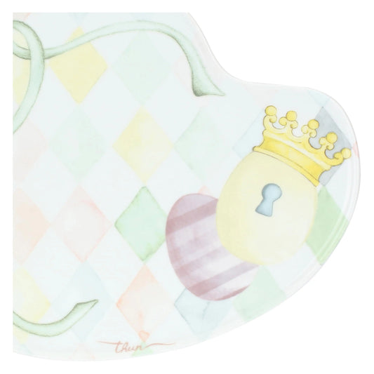 Piatto colomba in porcellana Incanto di Pasqua