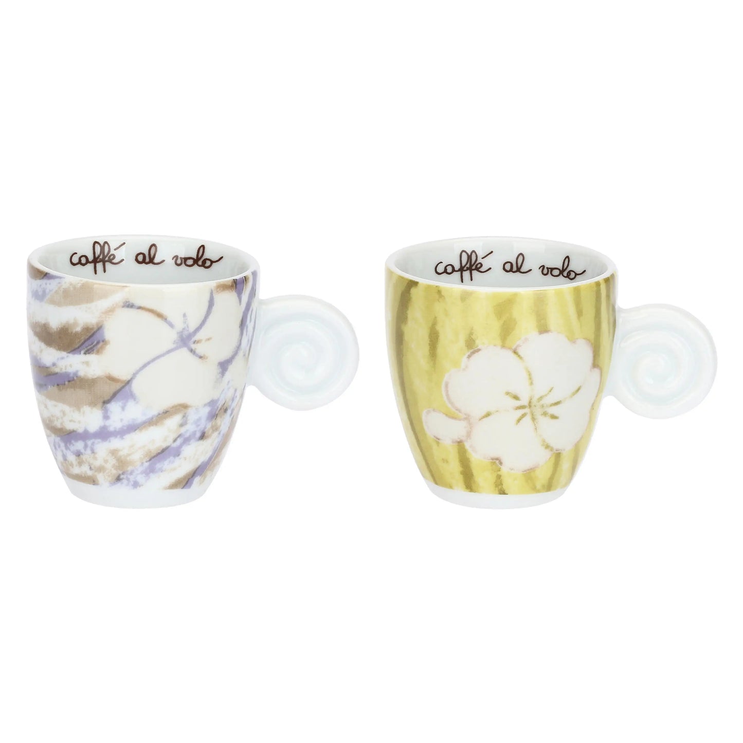 Set 2 tazzine con zuccheriera, Oasi