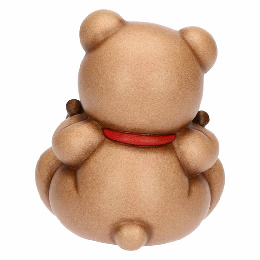 Teddy Natale con tamburo in ceramica, medio