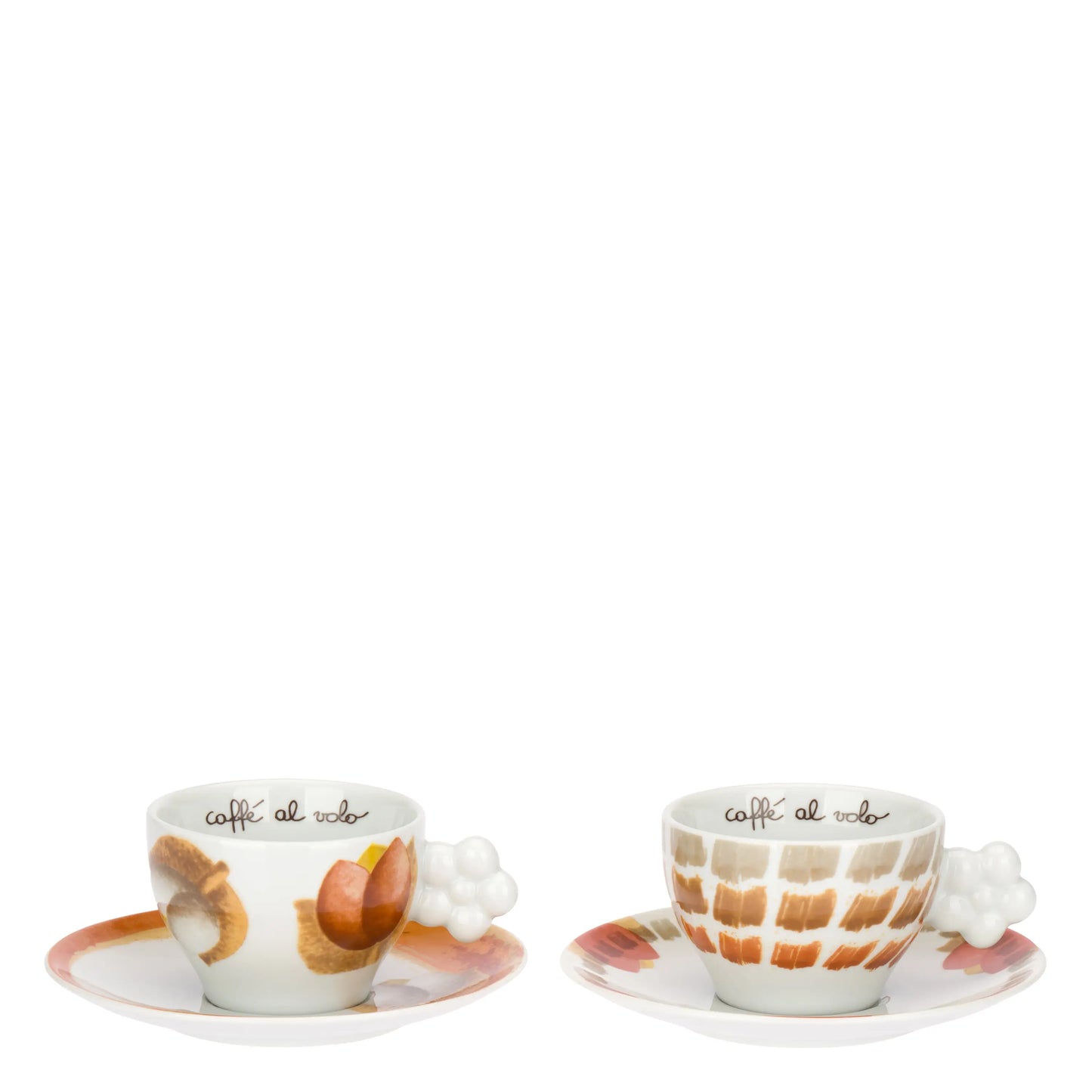 2 Tazze Medie con piattino Tulipani