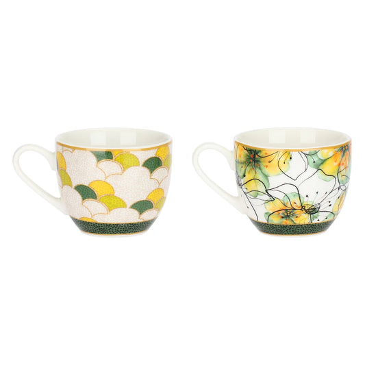 Mirabilia Set 2 Tazzine con Piattino Libellula