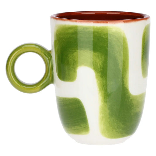 Mug Macchie Verde, Attimi - Stoneware, 260 ml