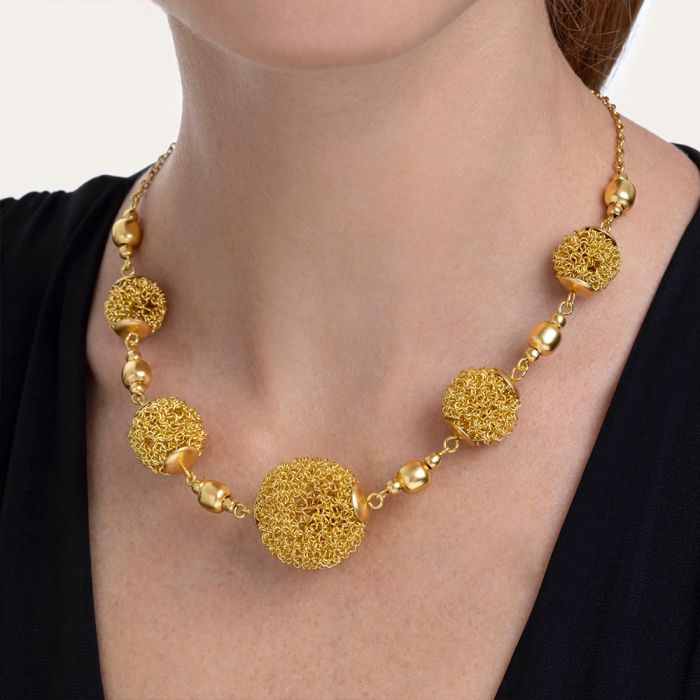 Collana 5 sfere