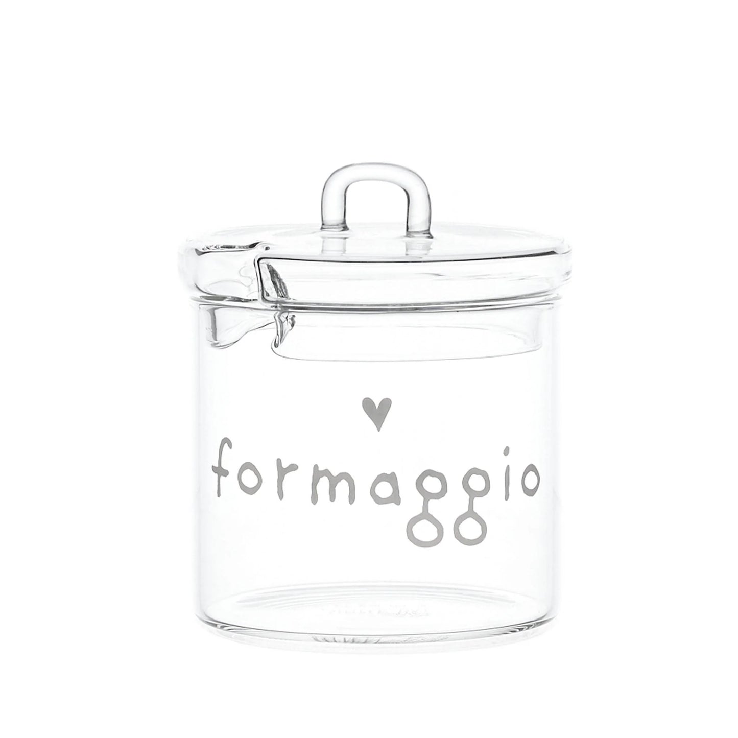 Formaggiera in vetro borosilicato