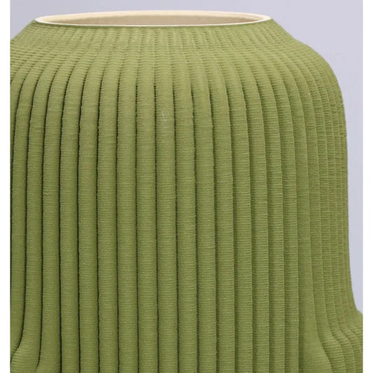Lino vaso deco verde grande