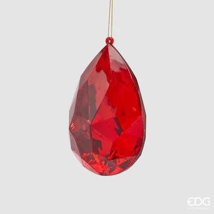 Decoro Diamante Goccia Da Appendere H.15 L.10 L.6 C5 6