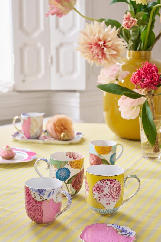 Set 2 Tazza Multiuso Royal Piccola Rosa