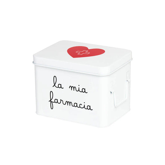 Scatola in acciaio verniciato La mia farmacia - Piccola