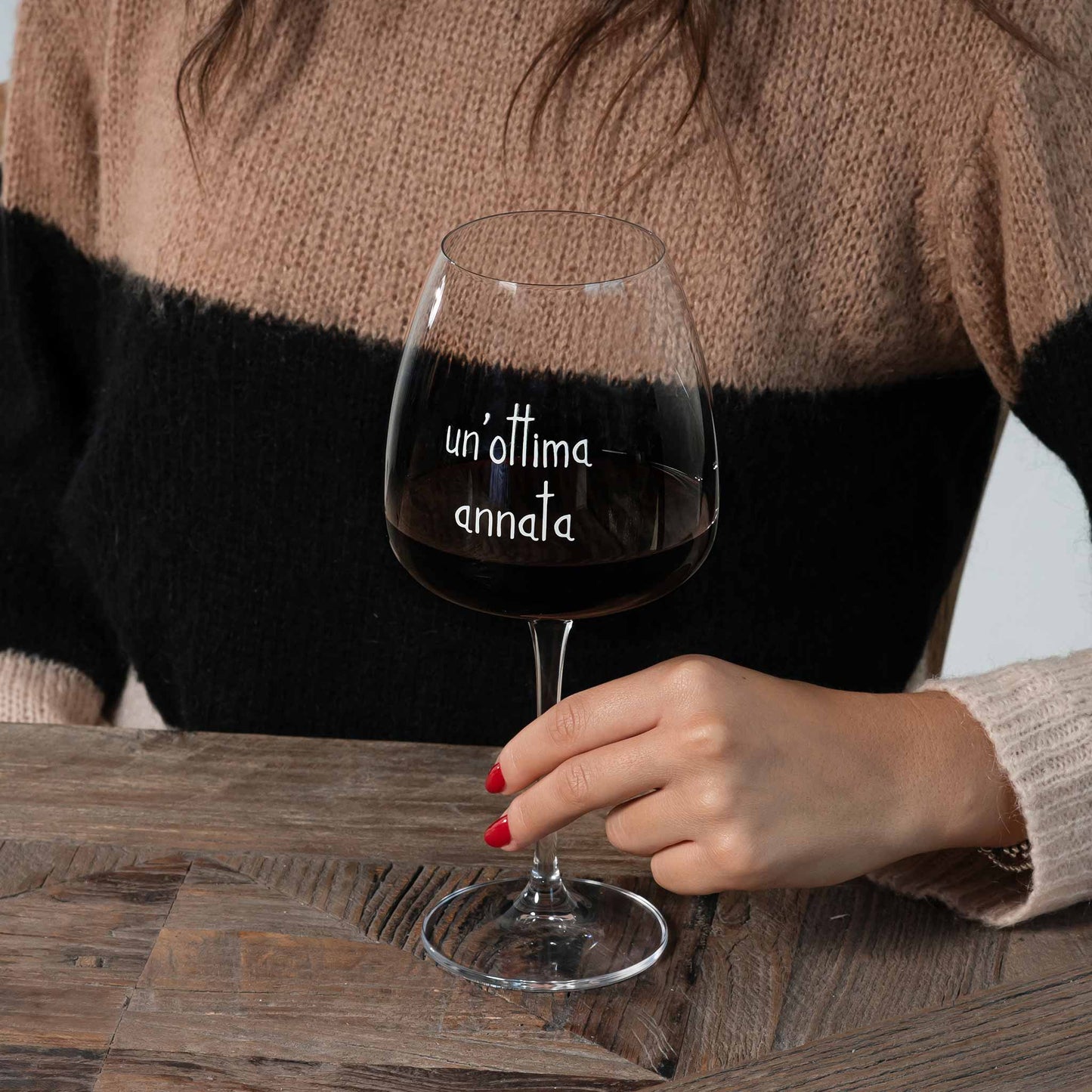 Set 2 calici vino Un'ottima annata 77cl