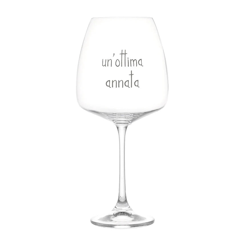 Set 2 calici vino Un'ottima annata 77cl