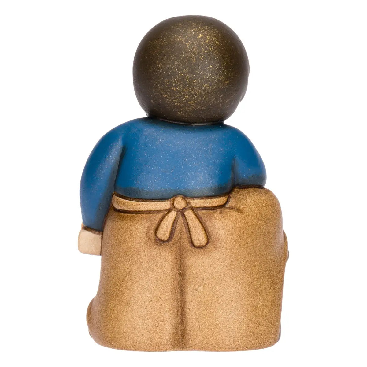 Falegname in ceramica Presepe Classico, Blu