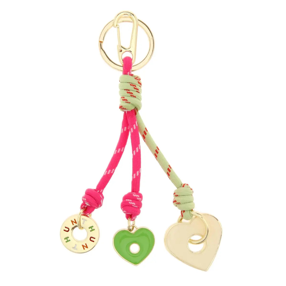 Portachiavi in metallo con charm