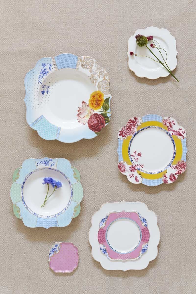 Set 6 Piatto colazione Royal Multi