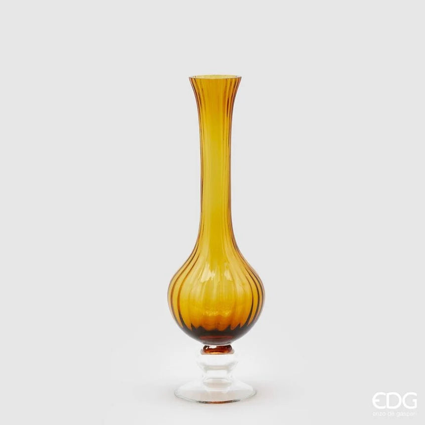 Vaso Collolungo Righe H 40 Cm D 13 Cm