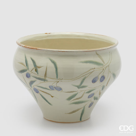 Vaso Rami Foglie Rotondo
