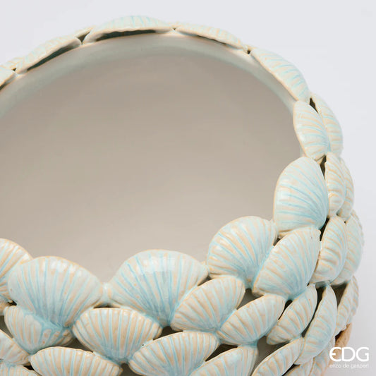Vaso Chakra Conchiglie H21 D24.5 cm