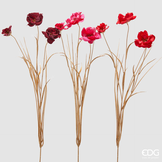 Rosa Canina Gambo-Oro Cespuglio Con Foglie 3 Ass. H.75 C5 24