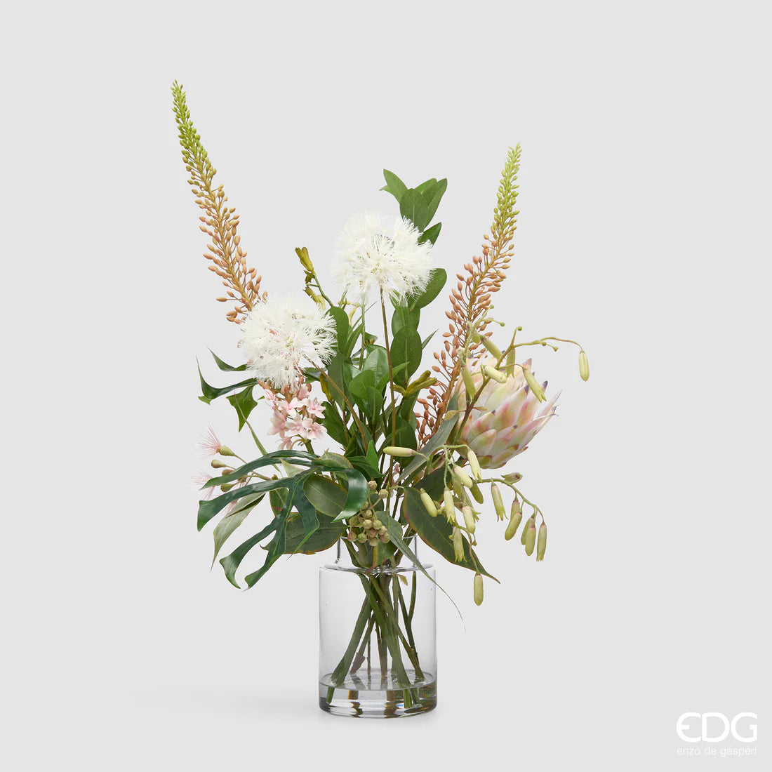 Protea Composizione Con Foglie H.71 C6