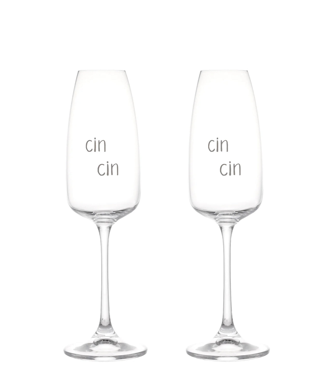 Set 2 calici flute Cin Cin 29cl
