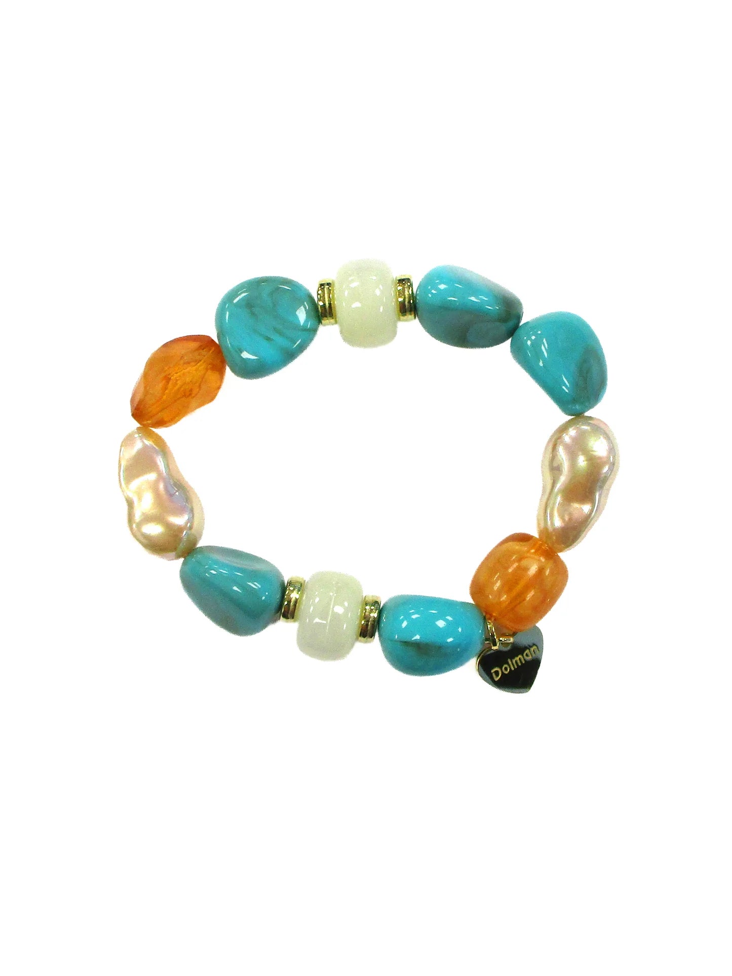 Bracciale elastico con elementi in resina - Galapagos