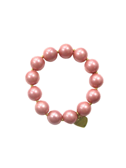 Bracciale elastico in resina perlate - Venus