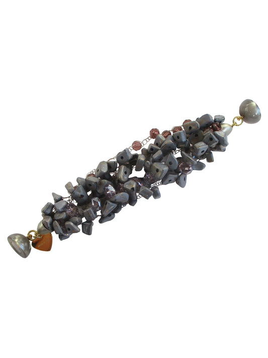 Bracciale multifili a crochet - Artica