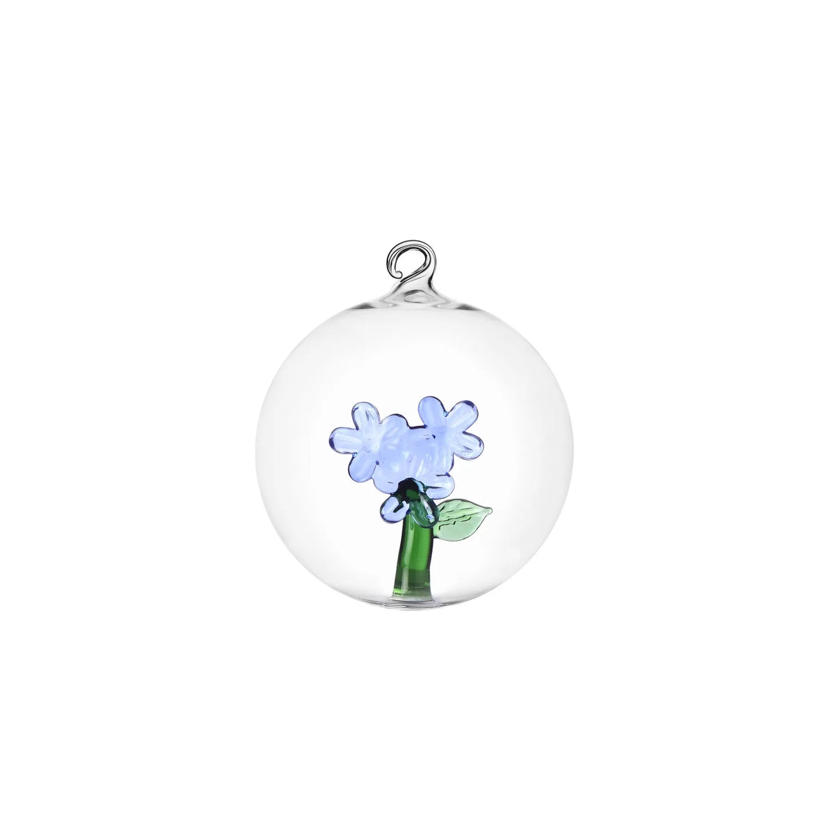 Botanica Christmas Edition Blue Flower Christmas Ball